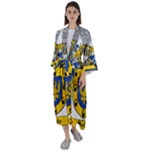 Soto Coat of Arm Maxi Satin Kimono