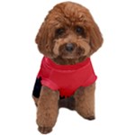 Red & Black Blood Dripping & Skulls Print Dog T-Shirt