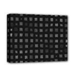 Abstract Black Checkered Pattern Deluxe Canvas 14  x 11  (Stretched)