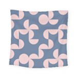 Pink And Blue Shapes Square Tapestry (Small)