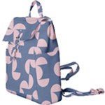 Pink And Blue Shapes Buckle Everyday Backpack