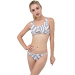 Truchet Tiles Grey White Pattern The Little Details Bikini Set