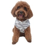 Truchet Tiles Grey White Pattern Dog Sweater