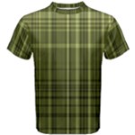 Green Madras Plaid Men s Cotton Tee