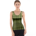 Green Madras Plaid Tank Top