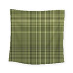 Green Madras Plaid Square Tapestry (Small)