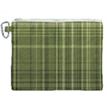 Green Madras Plaid Canvas Cosmetic Bag (XXL)