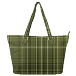 Green Madras Plaid Full Print Shoulder Bag