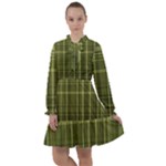 Green Madras Plaid All Frills Chiffon Dress