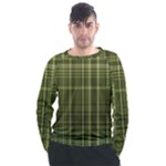 Green Madras Plaid Men s Long Sleeve Raglan Tee