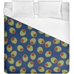Green Olives With Pimentos Duvet Cover (King Size)