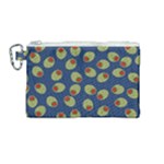 Green Olives With Pimentos Canvas Cosmetic Bag (Medium)