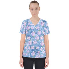 Women s V-Neck Scrub Top 