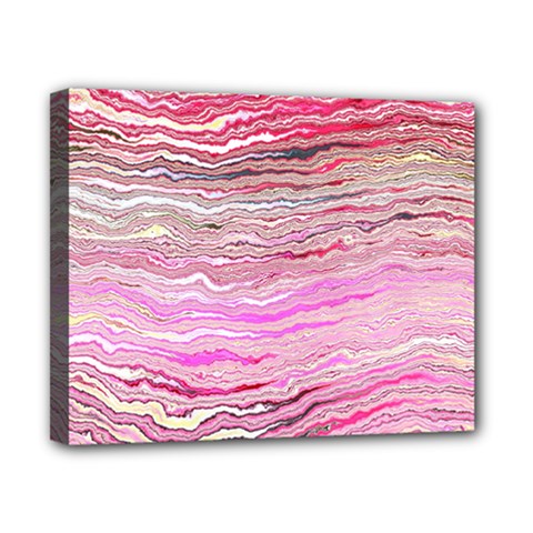 Pink Abstract Stripes Canvas 10  x 8  (Stretched) from ArtsNow.com
