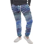 Blue Abstract Stripes Men s Jogger Sweatpants