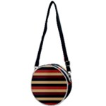 Seventies Stripes Crossbody Circle Bag