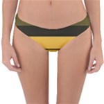 Vintage Yellow Reversible Hipster Bikini Bottoms