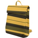 Vintage Yellow Flap Top Backpack