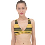 Vintage Yellow Classic Banded Bikini Top