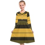 Vintage Yellow Kids  Midi Sailor Dress