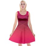 Hot Pink and Wine Color Diamonds Reversible Velvet Sleeveless Dress
