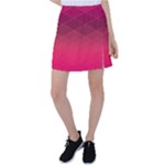 Hot Pink and Wine Color Diamonds Tennis Skirt