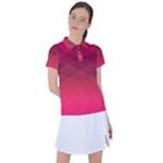 Hot Pink and Wine Color Diamonds Women s Polo Tee