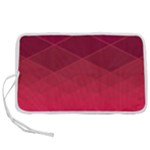 Hot Pink and Wine Color Diamonds Pen Storage Case (M)