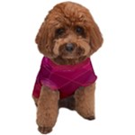 Hot Pink and Wine Color Diamonds Dog T-Shirt