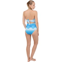 Scallop Top Cut Out Swimsuit 