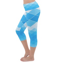 Lightweight Velour Capri Yoga Leggings 