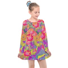 Kids  Long Sleeve Dress 