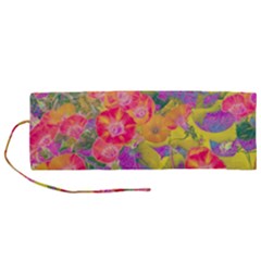 Red Liana Flower Roll Up Canvas Pencil Holder (M) from ArtsNow.com