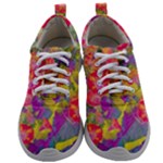 Red Liana Flower Mens Athletic Shoes