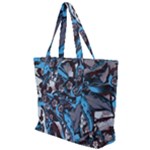 Marginata Flowers  Zip Up Canvas Bag