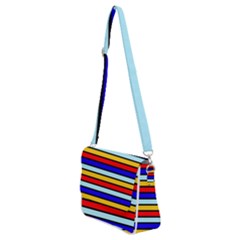 Shoulder Bag with Back Zipper 