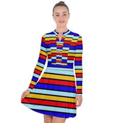 Long Sleeve Panel Dress 