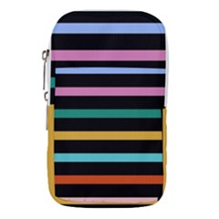Colorful Mime Black Stripes Waist Pouch (Large) from ArtsNow.com
