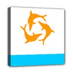 Flag of Anguilla, 1967-1969) Mini Canvas 8  x 8  (Stretched)