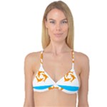 Flag of Anguilla, 1967-1969) Reversible Tri Bikini Top