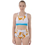 Flag of Anguilla, 1967-1969) Racer Back Bikini Set