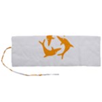 Flag of Anguilla, 1967-1969) Roll Up Canvas Pencil Holder (M)