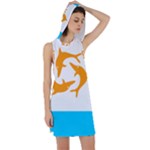 Flag of Anguilla, 1967-1969) Racer Back Hoodie Dress