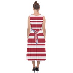 Midi Tie-Back Chiffon Dress 