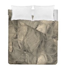 Abstract Tan Beige Texture Duvet Cover Double Side (Full/ Double Size) from ArtsNow.com