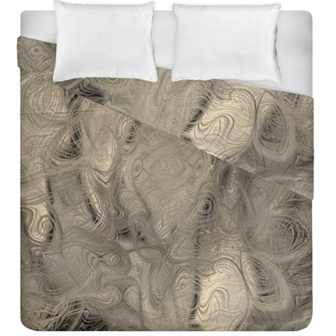 Abstract Tan Beige Texture Duvet Cover Double Side (King Size) from ArtsNow.com