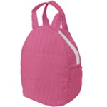 Blush Pink Color Stripes Travel Backpacks