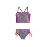 Boho Tie Dye Rainbow Girls  Tankini Swimsuit