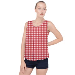 Bubble Hem Chiffon Tank Top 