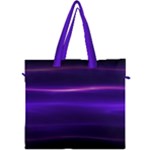 Electric Neon Indigo Black Ombre  Canvas Travel Bag